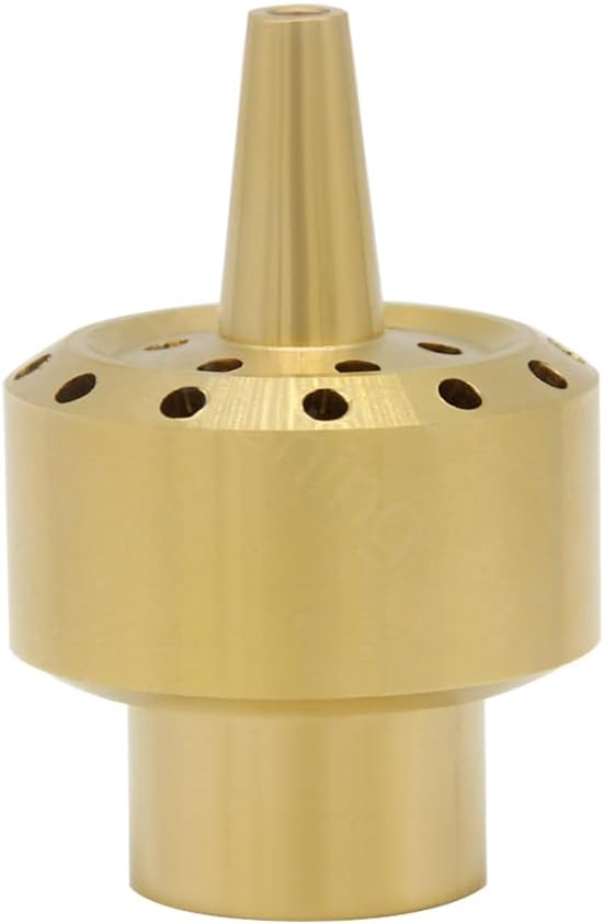 Hooshing Fountain Nozzle Heads 1/2" DN15 Brass Column Porous Dispersion Water Spray Nozzles Sprinkle Outdoor Garden Pond Pool