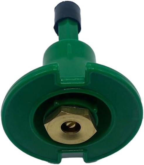 Poolzilla (10 Pack) Plastic Pop-Up Flush Head Sprinkler with Brass Full Pattern Spray Nozzle - Compatible with Flush Heads from Orbit, and Other Major Brands - 1-ยฝโโ Inch Pop-Up Height