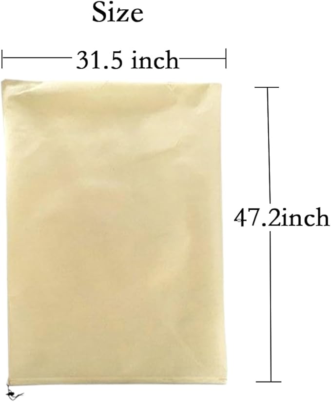 gardtree Winter Plant Frost Protection Covers 31.5" x 47.2" 4 Packs, Thicker 2.4oz/yd² Garden Cold Weather Tree Covers Freeze Protection Wrap with Zipper Drawstring for Shrub Fruit Tree, Potted Plants