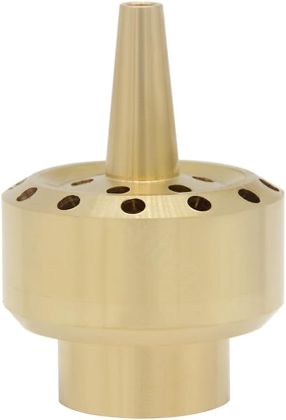 Hooshing Brass Fountain Nozzle Heads 3/4" DN20 Column Multi Direction Water Spray Nozzles Sprinkle Garden Pond Amusement Park