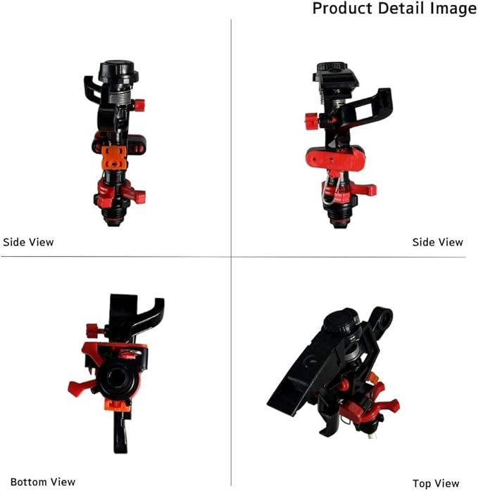 PVC Low Pressure Sprinkler Head, Adjustable 0-360 Degree, Partial Rotation Type