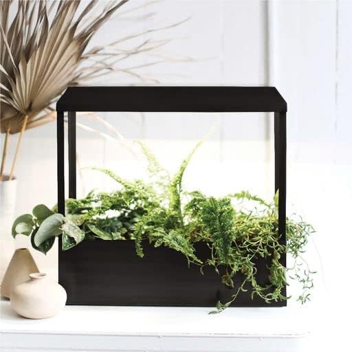 Modern Sprout Smart Growhouse - LED Grow Light for Indoor Plants - Plant Grow Light for Indoor Gardening System - Countertop Planter for Herb Garden with Smart App Control - Matte Black