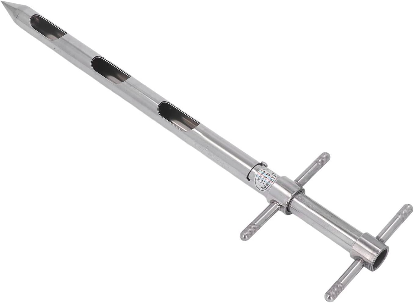 Soil Sampler Probe, Soil Probe Sampling Tool, 304 Stainless Steel Proof 0.54m for Powder Grain, T Handle Soil Test Kits for Soil Sampling Plant Care Lawn Garden Farm