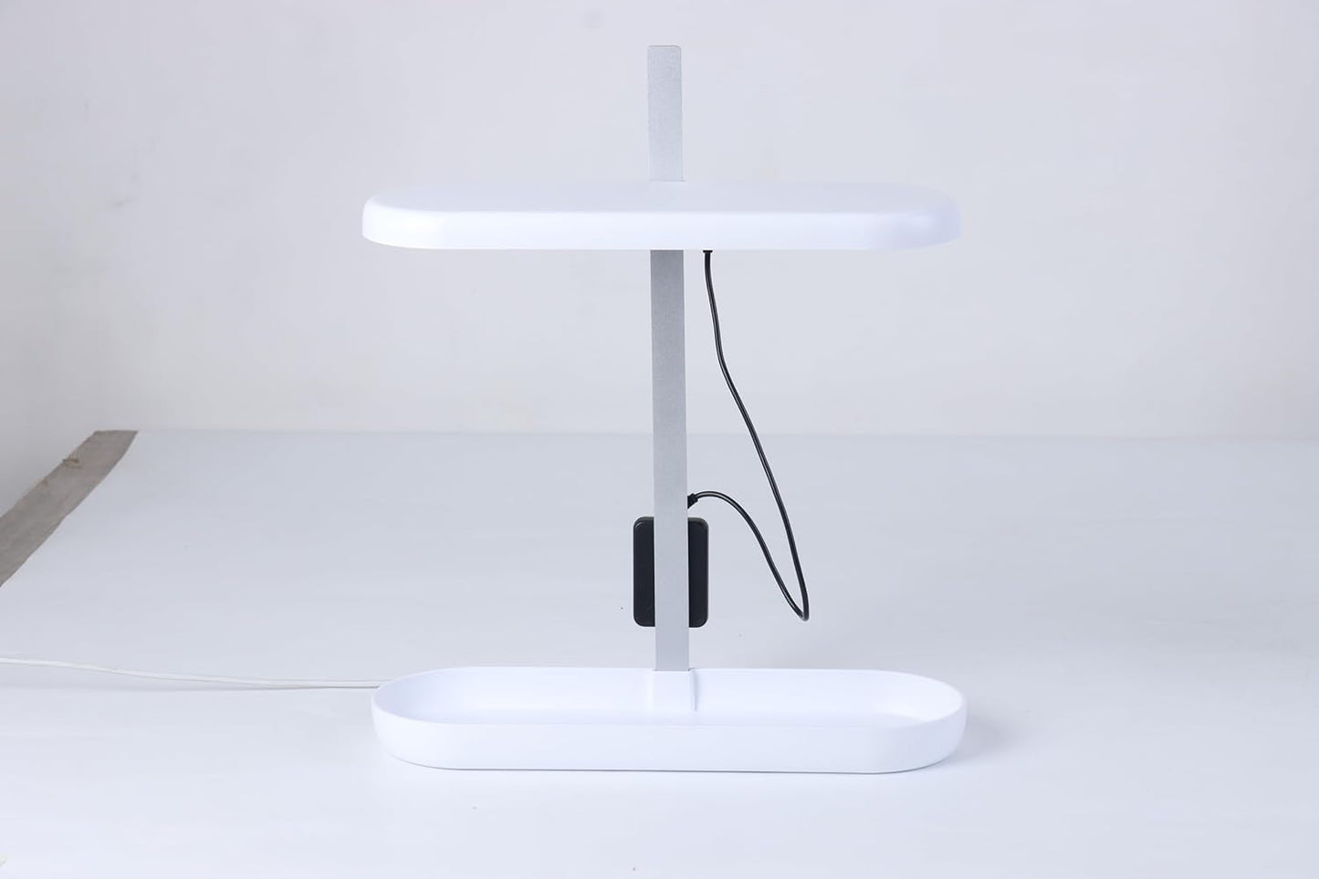 Indoor Garden Led Grow Light, 20W Full Spectrum LED Grow Lamp for Indoor Plants with Intelligent Controller, Height Adjustable, Ideal for Home Desk Plant Lighting (White, ABS Base)