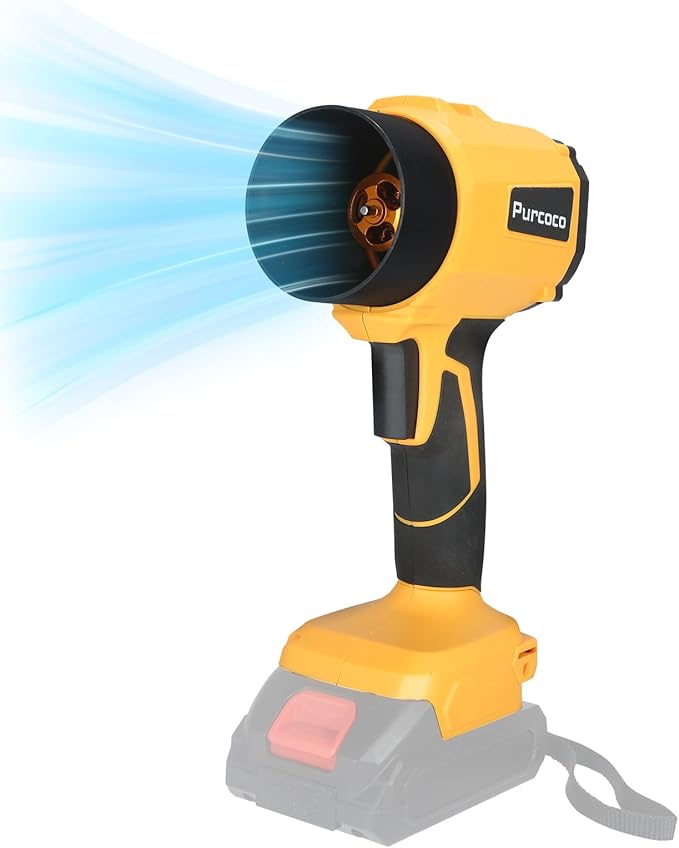 Cordless Leaf Blower Handheld, Jet Dry Mini Blower with 2X 20V Batteries, Lightweight for Car Patio Garden Lawn Leaves Debris