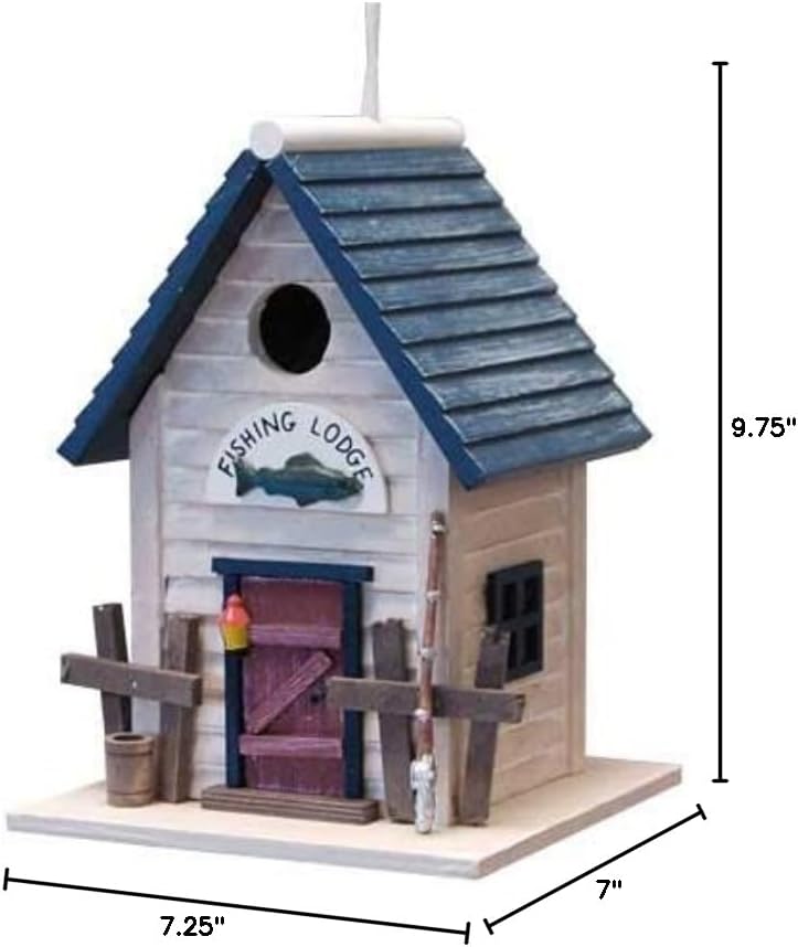 Home Bazaar Fishing Lodge Bird House