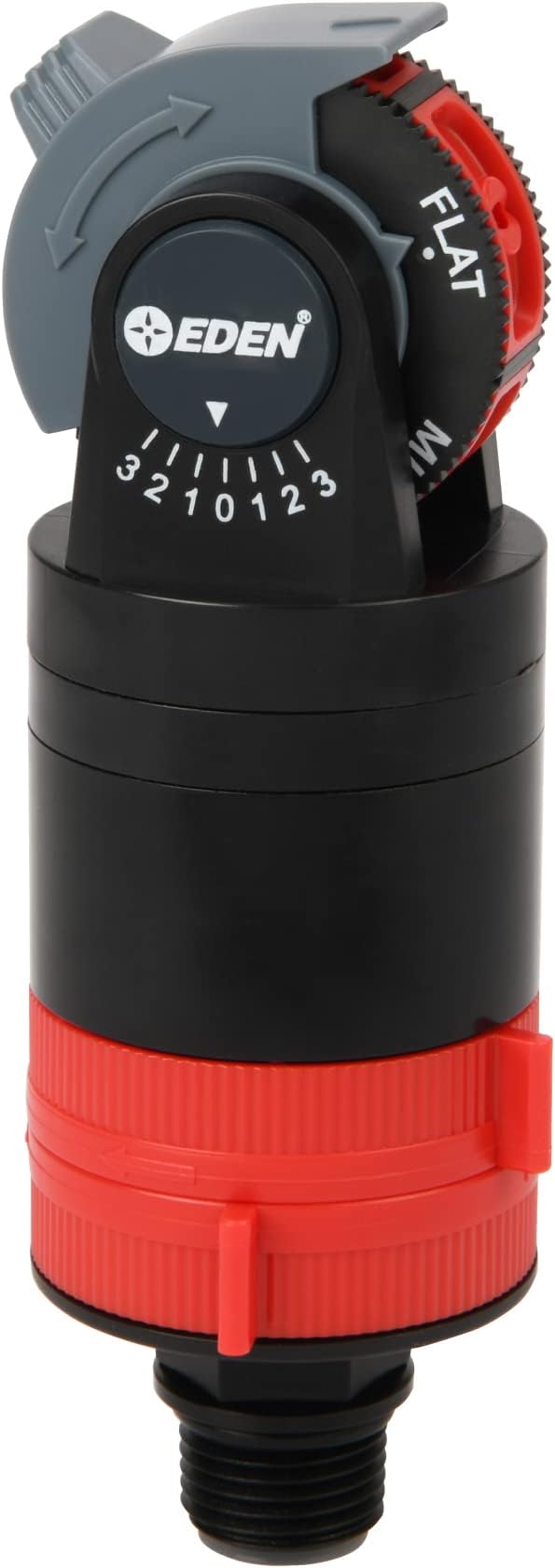 Eden 16030 5 Pattern Turbo Gear Drive Rotary Sprinkler Head Plus One-Direction Misting System for Lawn and Garden, 360 Degree Coverage