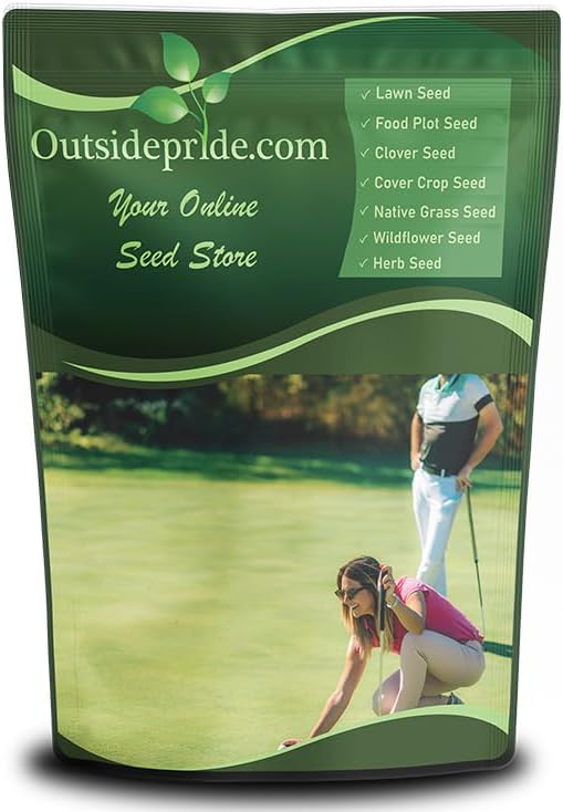 Outsidepride True Putt Perennial Creeping Bluegrass Seed - 2 Lbs. Shade-Tolerant Bluegrass for Golf Courses & Home Putting Greens - Ideal for Dense, Fine-Textured Lush Turf in Low-Light Areas