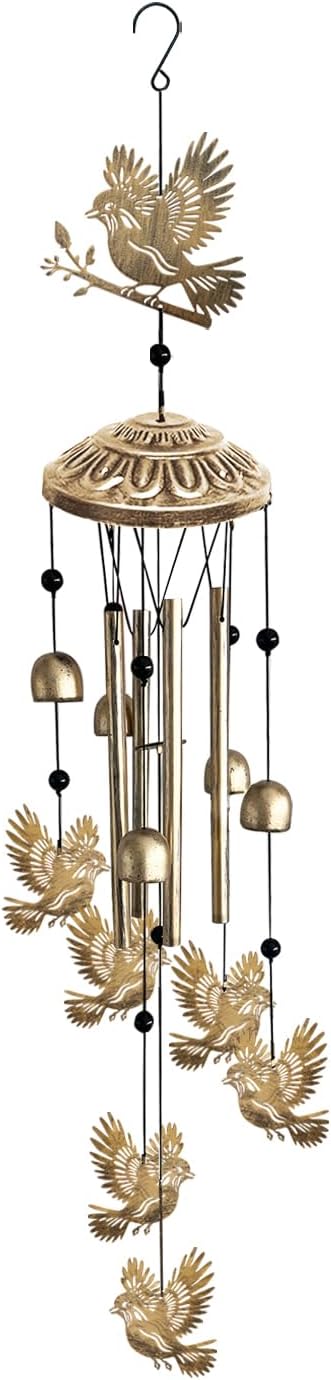 Wind Chimes for Outside, Metal Wind Chimes House Outdoor Decor for Garden Backyard Front Porch Patio, Mom Women/Men Birthday House Warming Gifts, Hummingbird Windchimes