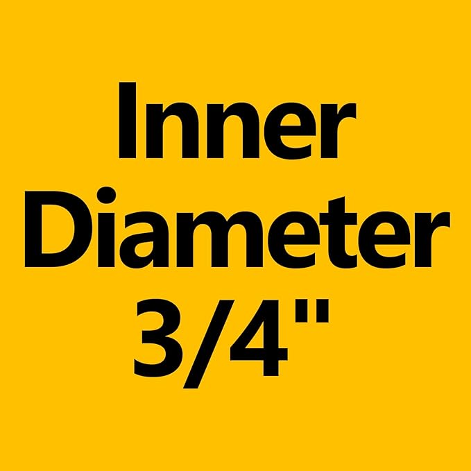 SPECILITE Garden Water Hose 50 ft x 3/4 in Heavy Duty, Flexible and Lightweight, Burst 600 psi, Kink-less Hybrid Rubber Pipe for Backyard, 3/4'' Brass Fittings, Orange