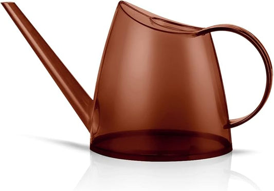 WhaleLife Indoor Watering Can for House Bonsai Plants (1.4L, Brown)