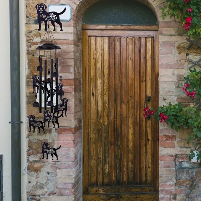 Dogs Wind Chimes Decor, Mobile Blessing Wind Bells Decorate, Dog Chime, Sympathy Wind Catcher, Memorial Gifts for Mom,Grandma,Woman (Housewarming/Outside/Indoor/Home/Room/Porch/Yard/Garden Decoration)
