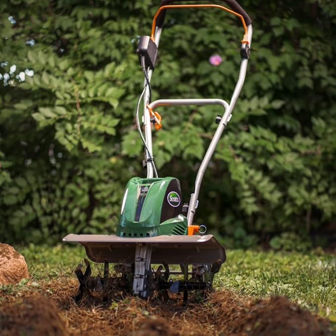 Scotts Outdoor Power Tools TC71420S Tiller, 20-Inch, 14-Amp, Green