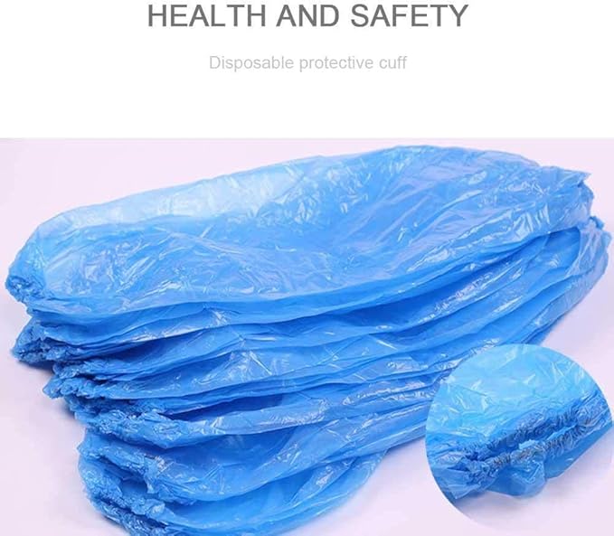 Disposable Arm Sleeves Covers, PeSandy 100pcs Waterproof PE Oversleeves Covers 40 x 20 cm/ 15.7 x 7.9 inches