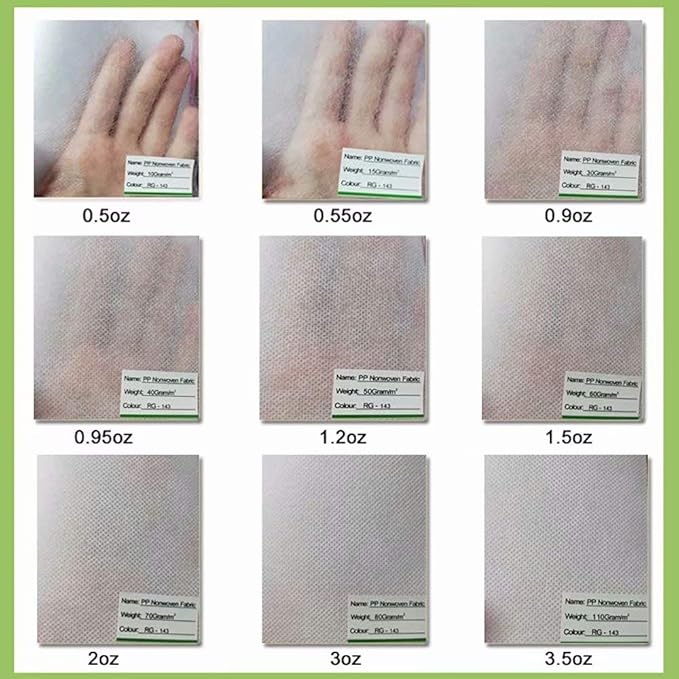 Agfabric Plant Covers Freeze Protection Row Covers 1.5oz 10'x50' Frost Cover for Freeze Protection,Frost Blanket for Plants,White