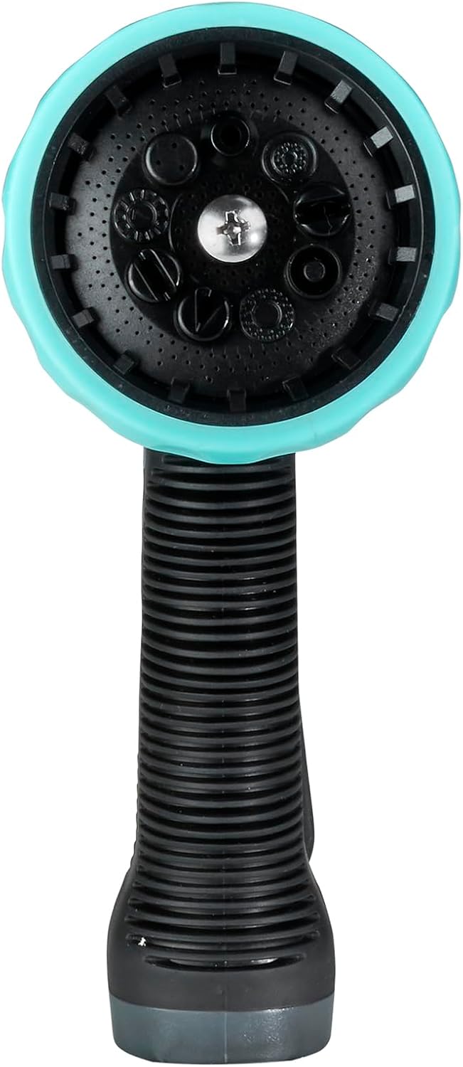 Garden Hose Nozzle 2 Pack Includes 8 Pattern and Adjustable Jet with Rear Trigger 500014 by New England Garden Tools: Cleaning Kitchens & Work Sites, Watering Plants & Yards, Washing Cars & Pets