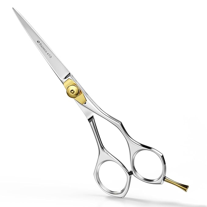 Suvorna 6" Hair Cutting Scissors for Professionals, Barbers & Hairdressers โ Sharp Hair Shears for Cutting, Trimming, Grooming โ Hair Scissors Professional for Men, Women, Adults