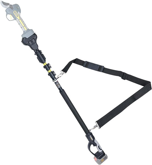 Extendable Pole for Cordless Electric Pruning Shear, Telescopic Pole 4.2-8.2 ft Extension for Gardening Tree Pruner Extended Cutting Reach for Professional Battery Secateurs Heavy Duty