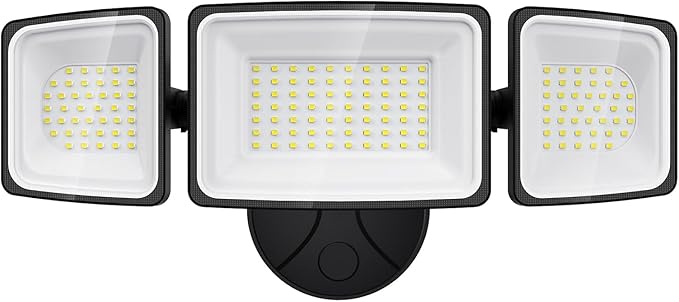 Onforu 130W LED Security Light, 13000LM Outdoor Indoor Flood Light Switch Controlled, IP65 Waterproof LED Exterior Floodlight, 6500K White Wall Mount Security Lighting for Entryway,Garage,Yard,Eave