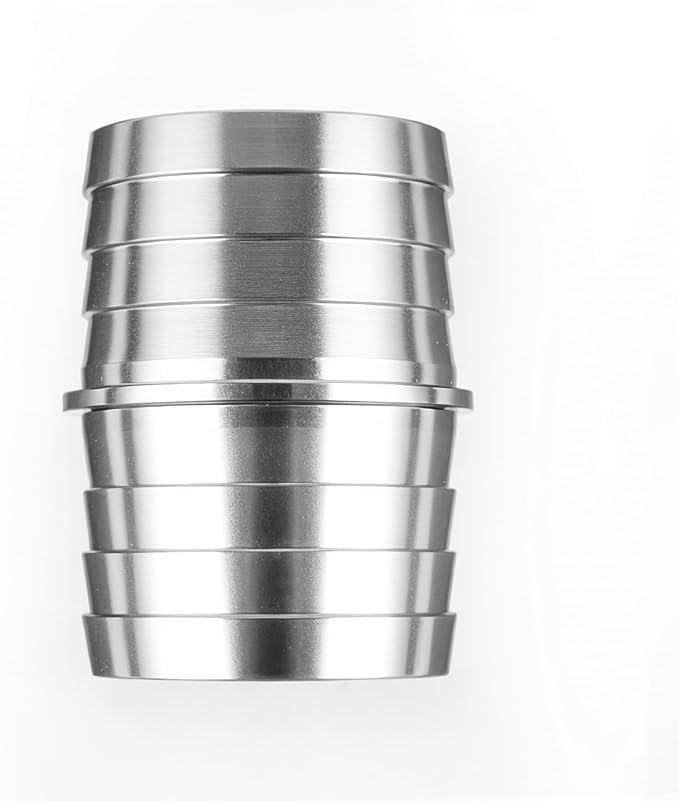 1-1/2" Hose Barb Splice Coupler Repair Fitting Aluminum Adapter 2Pcs