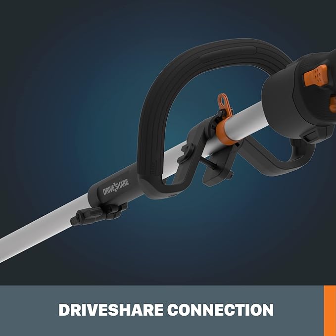Worx Nitro WG186 40V Power Share PRO Attachment-Capable Driveshare 15" Cordless String Trimmer (Batteries & Charger Included)