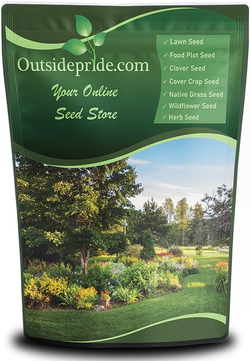 Outsidepride Combat Extreme Northern Zone - 50 Lbs Cold-Hardy, Drought-Resistant Turf Type Tall Fescue & Kentucky Bluegrass Lawn Grass Seed Blend, OptiGrowth Coated for Better Establishment