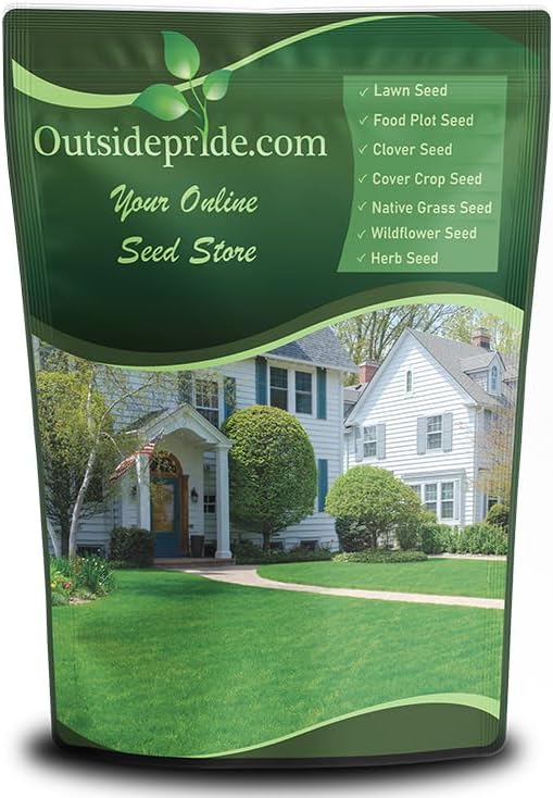 Outsidepride Fireball & Hattrick Rye Grass Seed Blend - 50 Lbs. Wear Tolerant, Fine Leaf Texture Perennial Rye Grass Seeds for Lawn, Sports Turf & More, OptiGrowth Coated for Better Establishment