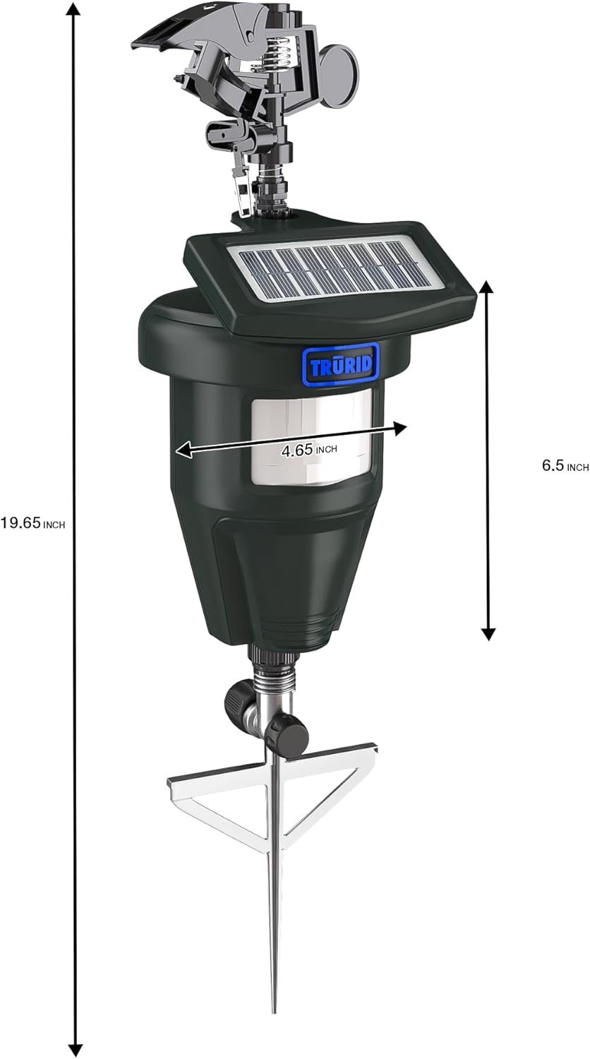 Motion Activated Sprinklers for Yard - Cat & Deer Repellent Devices, Raccoon & Dog Deterrent, Skunk & Cat Repellent for Yard, Scarecrows for Outside, Yard Maintenance Must Haves (2 Pack)