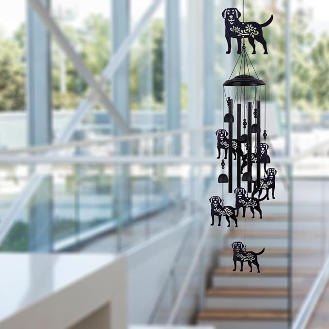 Dogs Wind Chimes Decor, Mobile Blessing Wind Bells Decorate, Dog Chime, Sympathy Wind Catcher, Memorial Gifts for Mom,Grandma,Woman (Housewarming/Outside/Indoor/Home/Room/Porch/Yard/Garden Decoration)