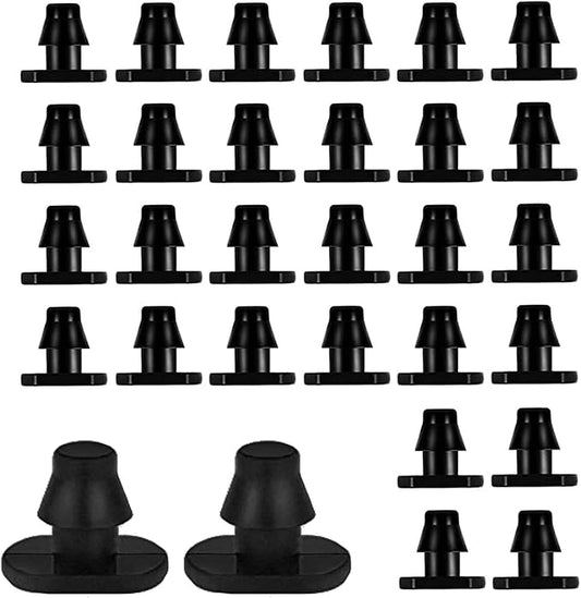BEADNOVA Drip Irrigation Connectors 30 Pcs 1/4 Inch Barbed Drip Line Plugs End Plugs Irrigation Connectors for 1/4 Inch Tubing Water Tubing Gardening Supplies (30pcs)