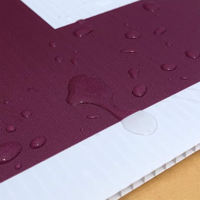 Vispronet 50 Pack 24in x 18in Custom Yard Signs with Stakes, Create Your Own Sign, Single or Double Sided Print, Bulk Personalized Lawn Signs, 4mm Corrugated Plastic Material, Weather-Resistant Board