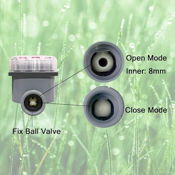 Electronic Water Timer Garden Irrigation Controller Digital Intelligence Watering System LCD Waterproof, No Water Pressure Required