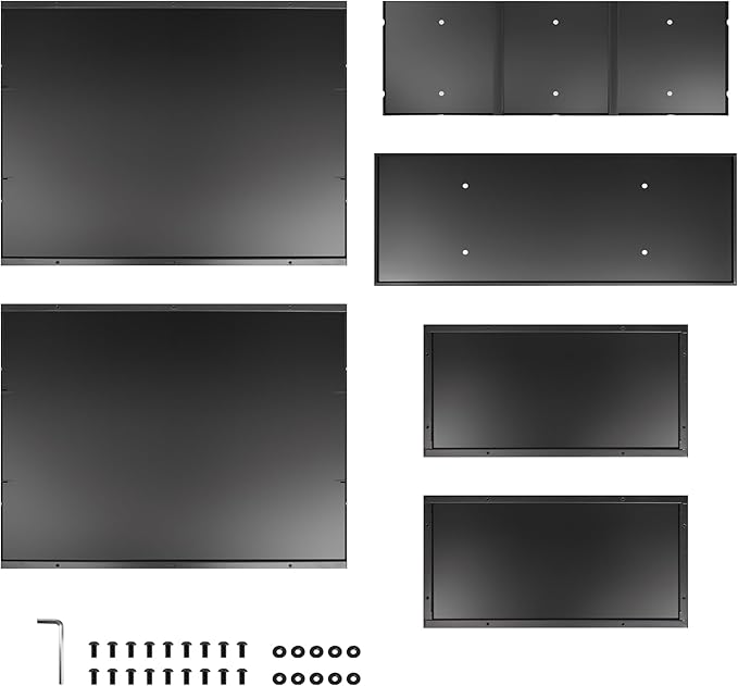 Metal Planter Box 36” x 12” x 26”, Heavy Duty Tall Black Planter with Removable Insert Shelf for Porch, Garden, Patio, Yard
