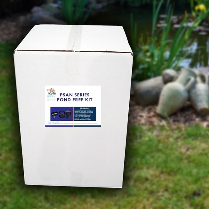 HALF OFF PONDS Simply Waterfalls 3200 Pond Free Waterfall Kit with MatrixBlox, with 10 ft by 25 ft PVC Liner and 3,200 GPH HydroFlow Series Submersible Pump - PVCPSANB0