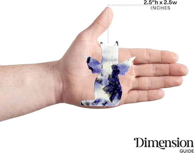 24pcs Seed Paper – Pink Plantable Wildflower for Pet Lovers, Pet Owners, Memorials & Other Milestone Celebrations (Purple - Cat)