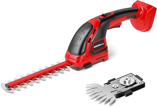 Cordless Hedge Trimmer Compatible with Milwaukee M18 Battery (Battery not Included), Electric Hedge Trimmer Cordless Grass Trimmers, Bush Trimmers Grass Shears Handheld for Yard,Garden