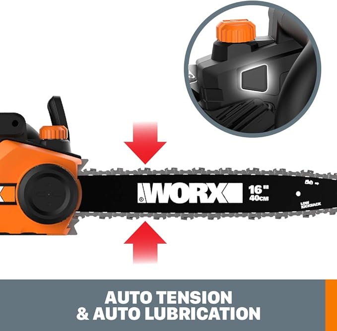 Worx WG303.1 14.5 Amp 16" Electric Chainsaw
