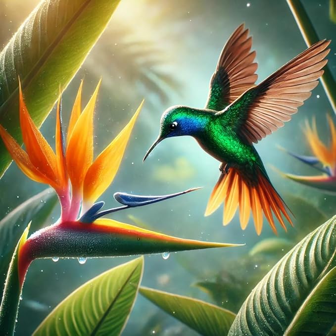 Bird of Paradise - Orange - Strelitzia Reginae. (2 Orange BoP in Sac)