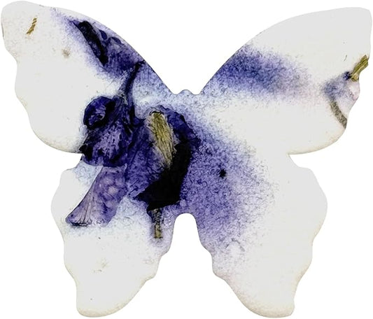 Butterfly Seed Paper – 50pcs Small Purple Plantable Wildflower, Writable & Plantable Gift for Moms, Plant Lover, & Teachers, Ideal for Weddings, Baby Shower, Memorial, & Celebrations