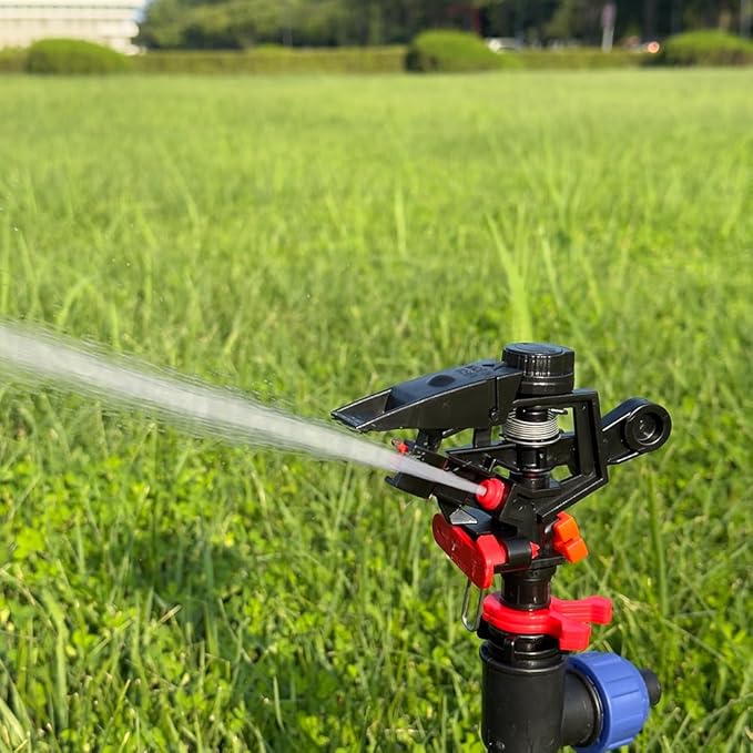 PVC Low Pressure Sprinkler Head, Adjustable 0-360 Degree, Partial Rotation Type