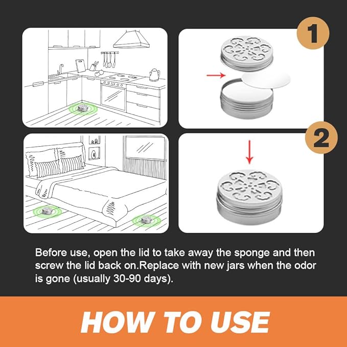 Pest Repellent, Rodent Repellent for Car Engines, Mouse Repellents for Car, RV Mice Repellant, Keep Rodents Out of Car/House, Cars Mouse Repellent Under Hood-2P