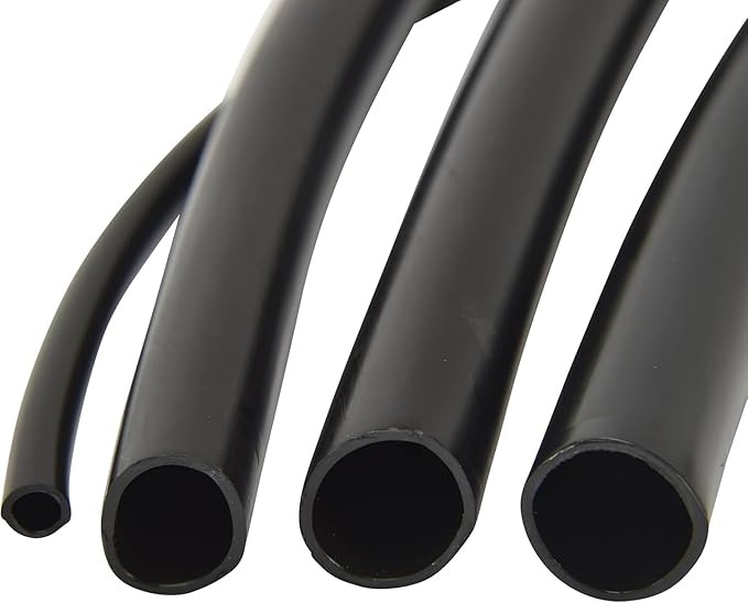 Raindrip 016010T 1/4-Inch Drip Irrigation Supply Tubing, 100-Foot., for Drip Irrigation, Drip Emitters, Irrigation Parts, Systems, Black Polyethylene