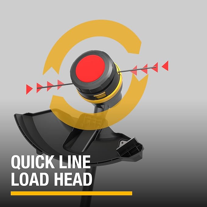 Cat DG610.9 60V 15” Brushless String Trimmer Cordless with Dual Line Bump Feed Head, Edger with Quick Line Load, Weed Trimmer with ECO Mode for Extended Runtime – Tool Only