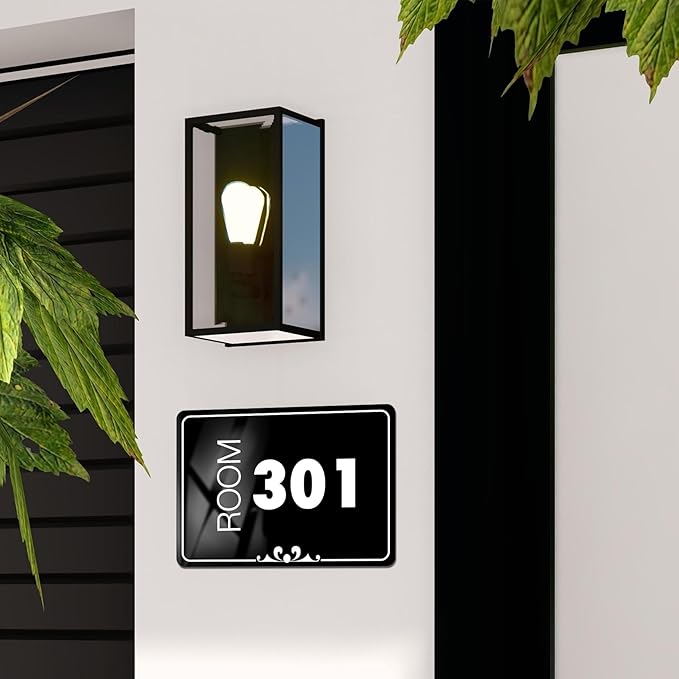 Custom Sign For Wall Custom Signs For Outside Door Sign For Home Personalized Plaque Customized Door Name Plate Personalized Office Acrylic Make Your Own Customizable Plaque For Business