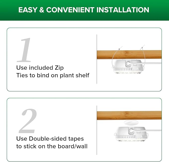 SANSI Puck Grow Light, LED Plant Light for Indoor Plants Full Spectrum Grow Lamp 10W (150 Watt Equiv), Small Hanging Plant Lamp with Timer Auto On Off 4 8 12 Hrs, 4-Level Dimmable for Plant Shelf