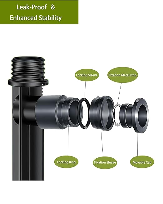 35Pcs Push-to-Fit Drip Irrigation Emitters for 1/4" Irrigation Tubing,360 Degree Adjustable Water Flow Emitters Irrigation Drippers for Garden Watering System