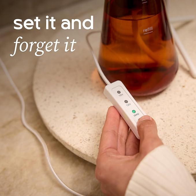 Counterstand Set – Vase Plant for Indoor Edible Garden Kit for Herbs & Lettuce – Small-Space Hydroponic System – Home Decor & Gifting – with Glow Lamp