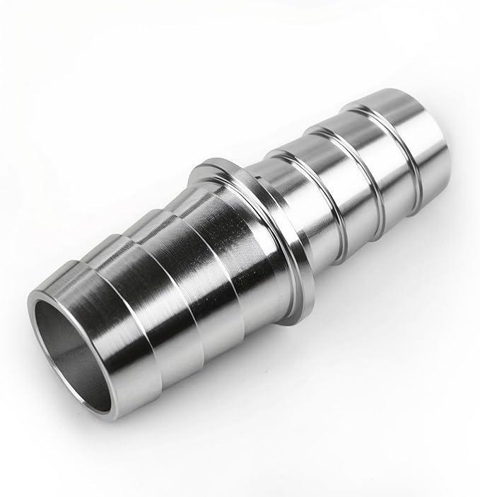 5/8"to 3/4" Hose Barb Splice Coupler Repair Fitting Reducer Adapter Aluminum 2Pcs