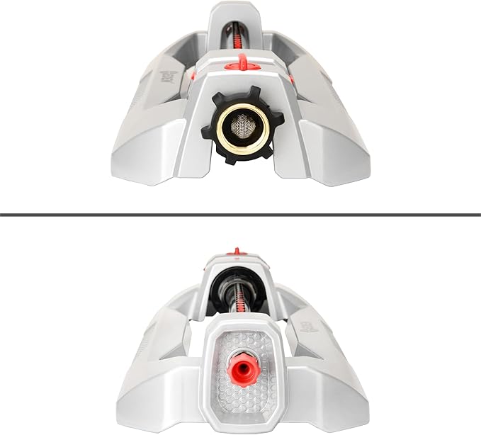 Eden 94111 Lawn&Garden Metal Oscillating Water Sprinkler for Yard W/Quick Connect Starter Set 4,400 Sq Ft Coverage, Heavy Duty