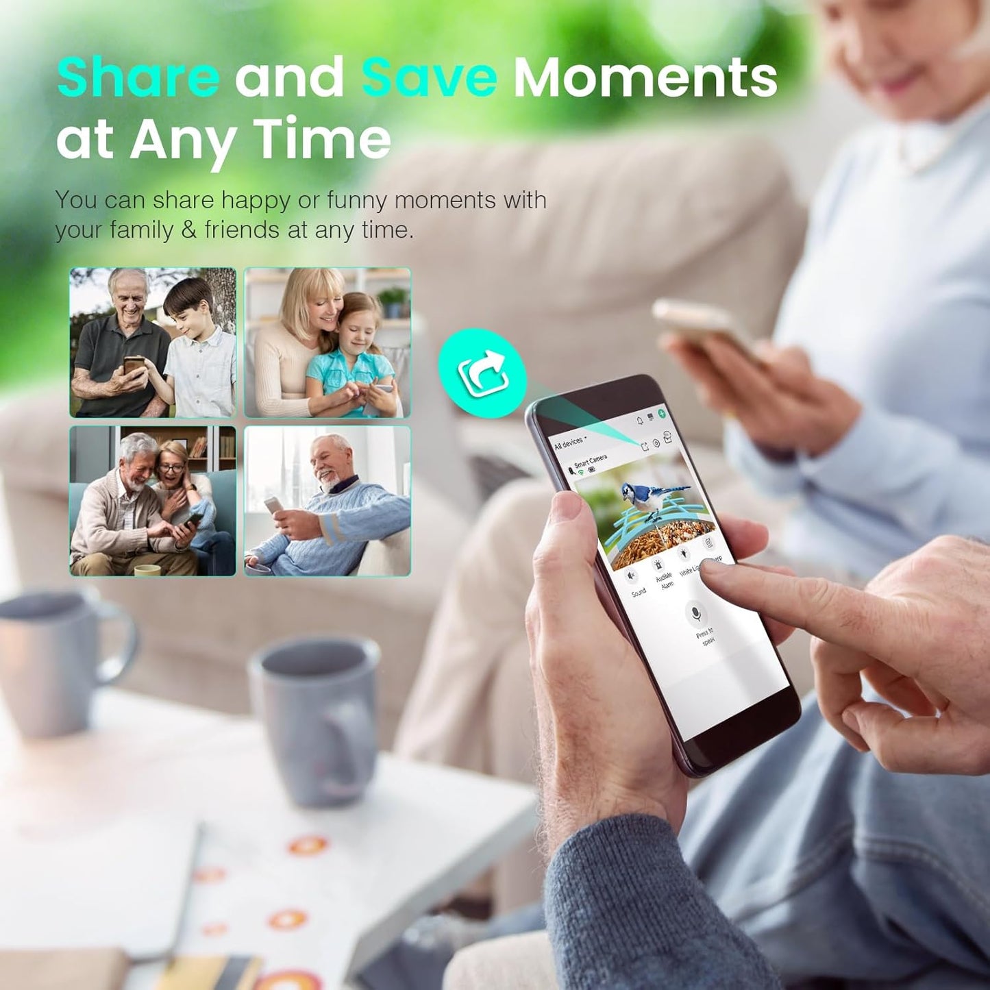 Smart Bird Feeder with Camera, 2K HD, Dual Granary, AI Identify 16,000+ Birds, Auto-Capture, Motion Detection, 5W Solar, 170° Wide View, Ideal Gift for Birds Lovers, Outdoor Bird Watching.